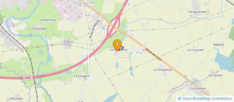 localisation de l'entreprise VENDEESCAPE à ROCHE SUR YON (LA)
