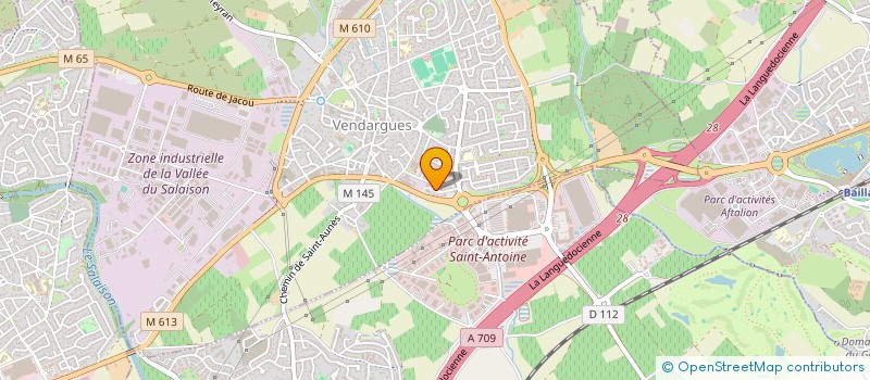localisation de l'entreprise VENDEL à VENDARGUES