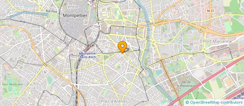 localisation de l'entreprise VENDEL ACTION LOGISTIQUE à MONTPELLIER