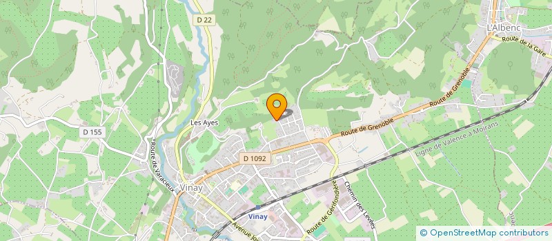 localisation de l'entreprise VENDEMIA à VINAY