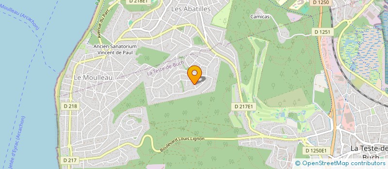 localisation de l'entreprise VENDEMIAIRE à LA TESTE-DE-BUCH