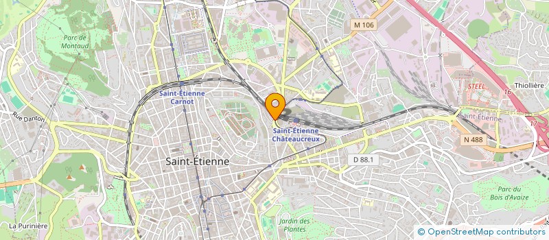 localisation de l'entreprise VENDESI  SAINT-ETIENNE