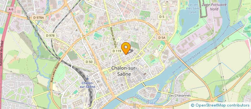 localisation de l'entreprise VENDEST  CHALON-SUR-SAONE