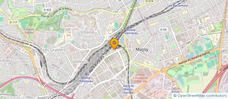 localisation de l'entreprise VENDI à MASSY