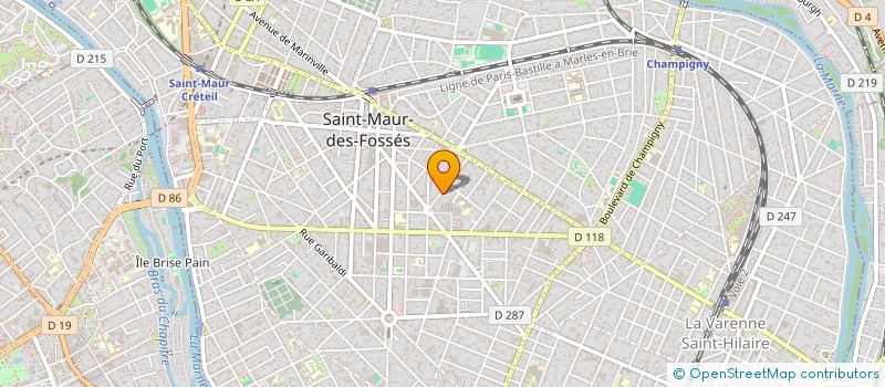 localisation de l'entreprise VENDILIS à SAINT-MAUR-DES-FOSSES