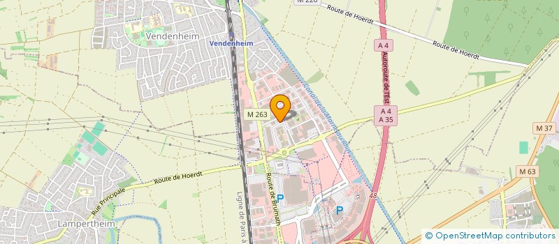 localisation de l'entreprise VENDIXA à VENDENHEIM