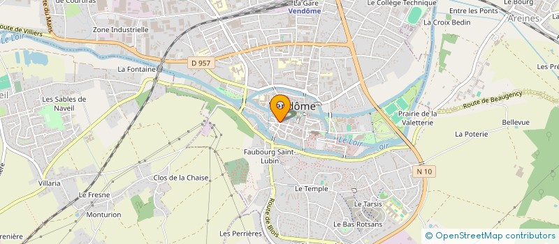 localisation de l'entreprise VENDOME 2000 à VENDOME