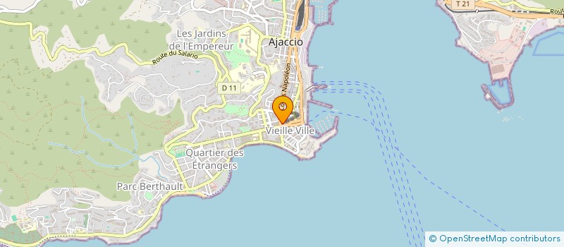 localisation de l'entreprise VENDOME à AJACCIO