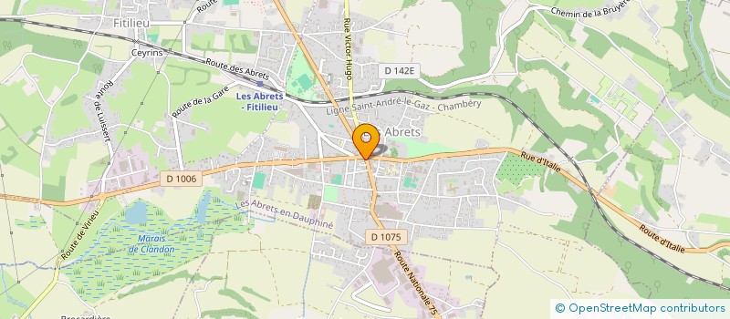 localisation de l'entreprise VENDOME  LES ABRETS-EN-DAUPHINE