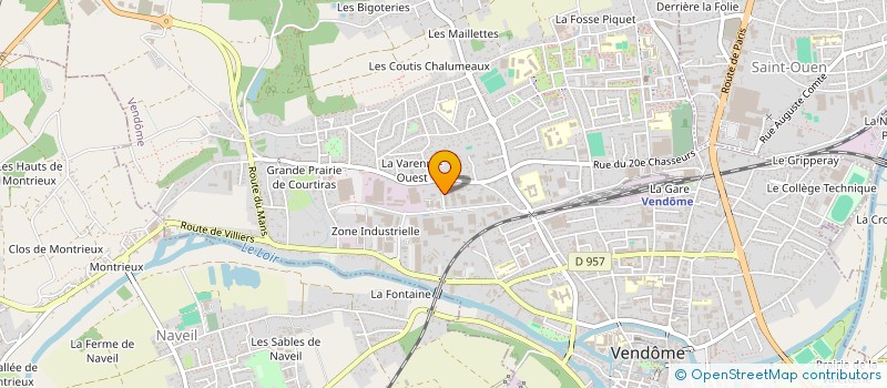 localisation de l'entreprise VENDOME  VENDOME