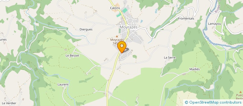 localisation de l'entreprise VENDOME  MOYRAZES