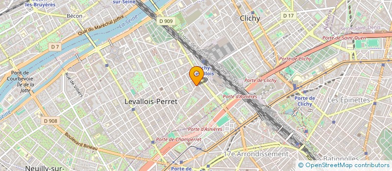 localisation de l'entreprise VENDOME ATOME à LEVALLOIS-PERRET