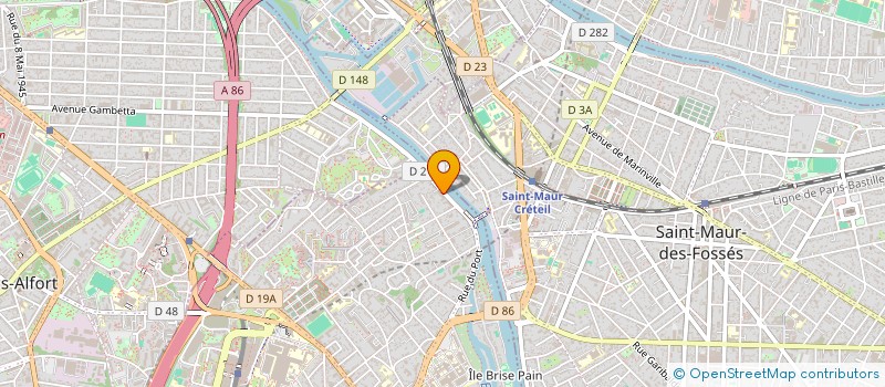 localisation de l'entreprise VENDOME AZUR  CRETEIL