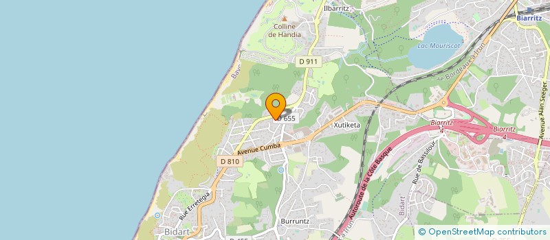 localisation de l'entreprise VENDOME CONNECT à BIDART