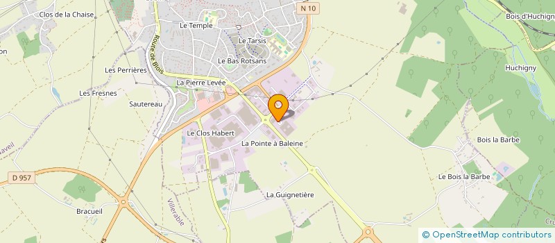localisation de l'entreprise VENDOME DIFFUSION à VENDOME