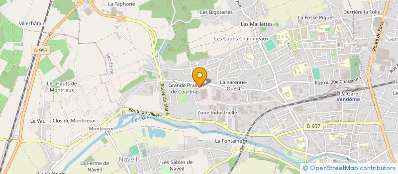 localisation de l'entreprise VENDOME DISTRIBUTION à VENDOME