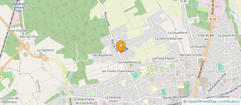 localisation de l'entreprise VENDOME LA GARDE  VENDOME