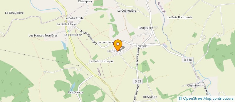 localisation de l'entreprise VENDOME LIFTING CLUB  FORTAN