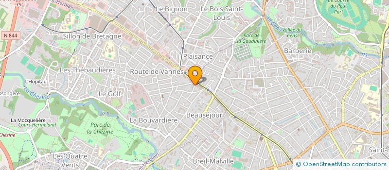 localisation de l'entreprise VENDOME MUSIC  SAINT-HERBLAIN