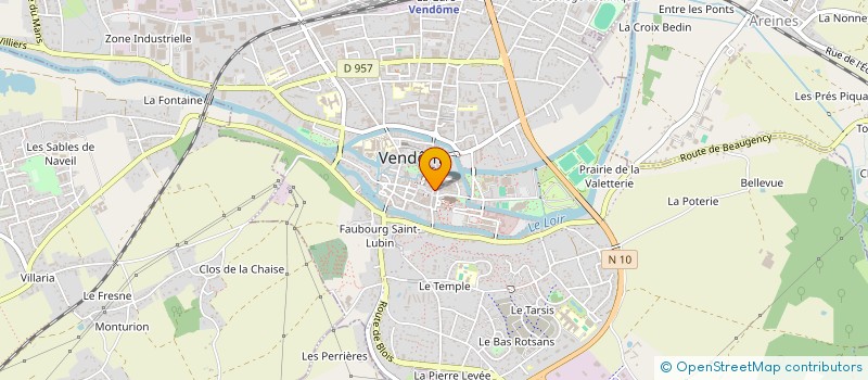 localisation de l'entreprise VENDOME OPTIQUE à VENDOME