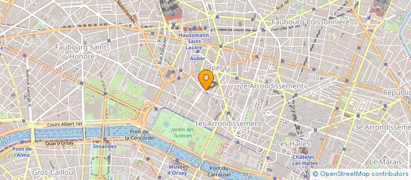 localisation de l'entreprise VENDOME OPTIQUE à PARIS