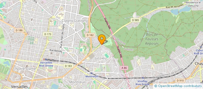 localisation de l'entreprise VENDOME PARTNERS à VERSAILLES