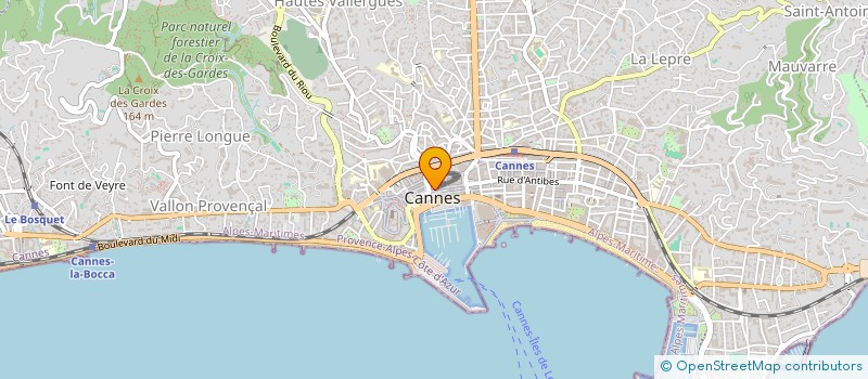localisation de l'entreprise VENDOME RIVIERA FINANCES à CANNES