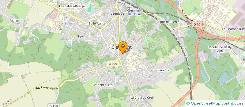 localisation de l'entreprise VENDOME SARL à CLERMONT