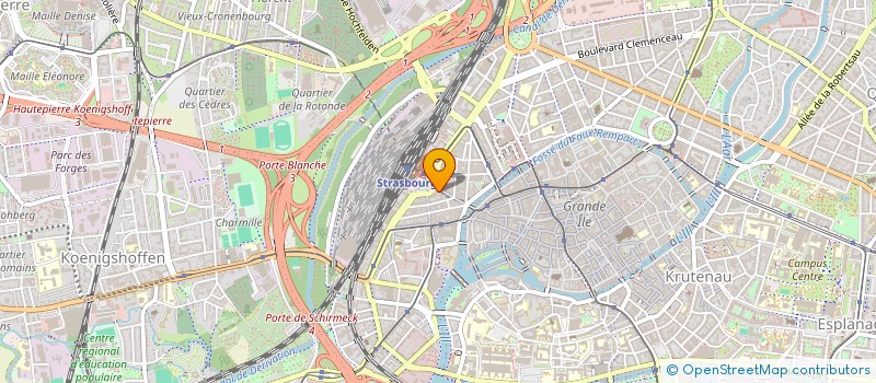 localisation de l'entreprise VENDOME SOCIETE ANONYME HOTELIERE à STRASBOURG
