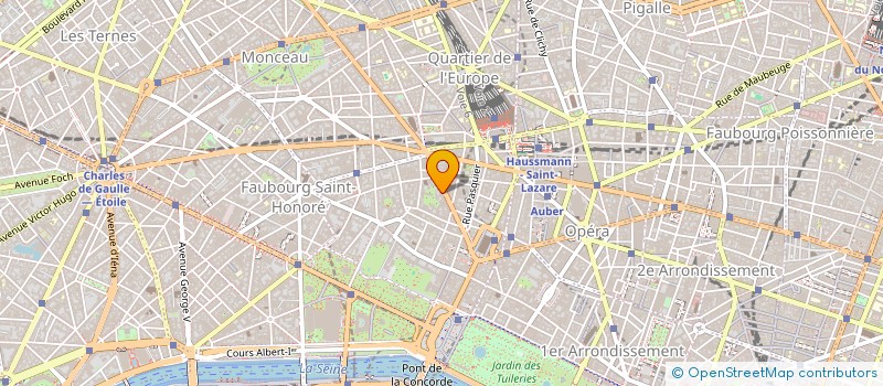 localisation de l'entreprise VENDOME SOCIETY  PARIS