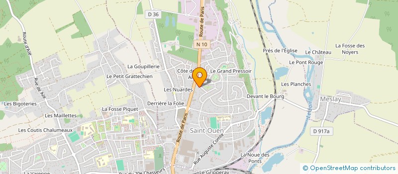 localisation de l'entreprise VENDOME SPORT ORGANISATION  SAINT-OUEN