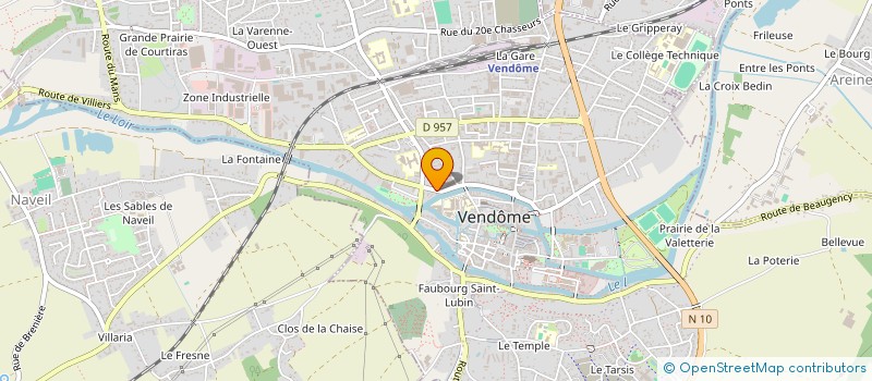 localisation de l'entreprise VENDOME TRANSPORT SERVICE  VENDOME