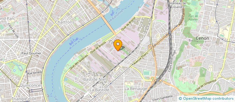 localisation de l'entreprise VENDOME VIN  BORDEAUX