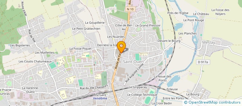 localisation de l'entreprise VENDOMOISE DE VOLAILLES à SAINT-OUEN