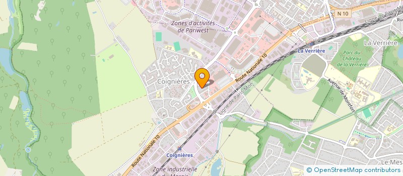 localisation de l'entreprise VENDORIS  COIGNIERES