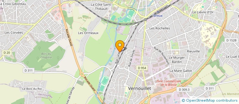 localisation de l'entreprise VENDOUEST à VERNOUILLET