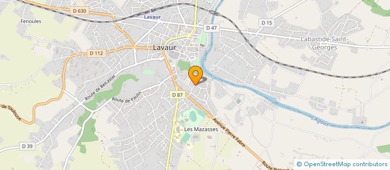 localisation de l'entreprise VENDREDI 13  LAVAUR