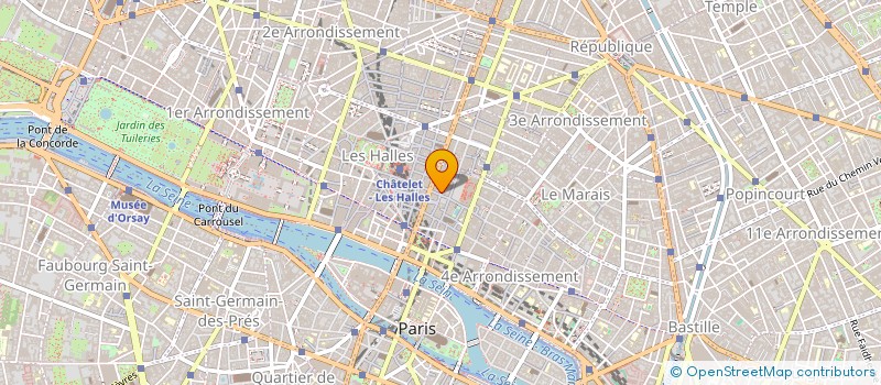 localisation de l'entreprise VENDREDI  PARIS