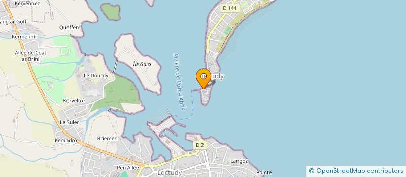 localisation de l'entreprise VENDREDI  ILE-TUDY