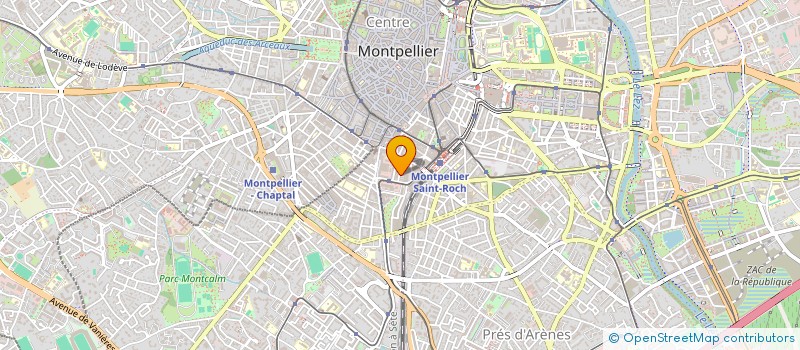 localisation de l'entreprise VENDREDI ASSO à MONTPELLIER