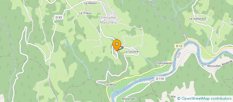 localisation de l'entreprise VENDREDI FRITES  CHENAILLERS-MASCHEIX