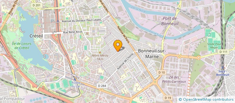 localisation de l'entreprise VENDREDI'S à BONNEUIL-SUR-MARNE
