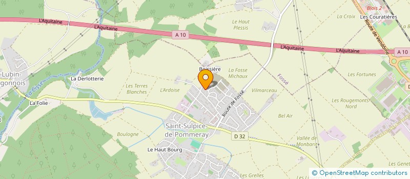 localisation de l'entreprise VENDREDI SAMEDI DIMANCHE à SAINT-SULPICE-DE-POMMERAY
