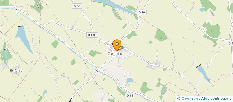 localisation de l'entreprise VENDREDI SOCIETY  CAMBIAC