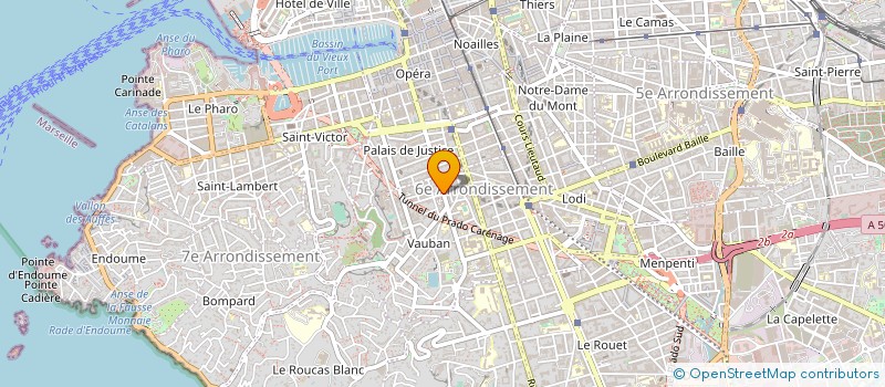 localisation de l'entreprise VENDREDI8 à MARSEILLE