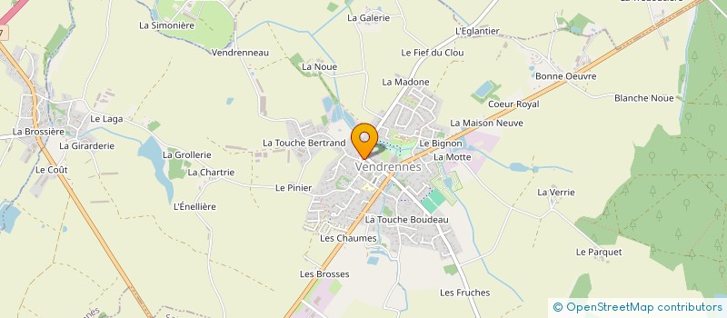 localisation de l'entreprise VENDRENNES VOLLEY-BALL  VENDRENNES