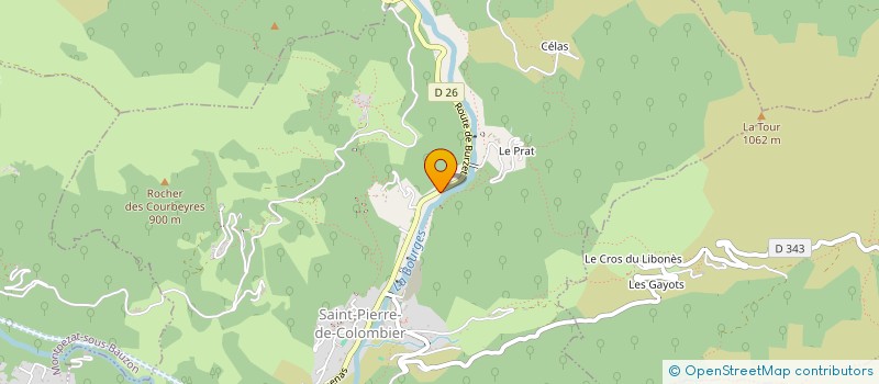 localisation de l'entreprise VENE  SAINT-PIERRE-DE-COLOMBIER