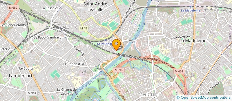 localisation de l'entreprise VENECE  SAINT-ANDRE-LEZ-LILLE