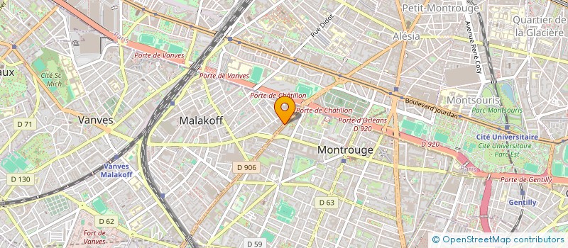 localisation de l'entreprise VENELLE AMENAGEMENT à MALAKOFF