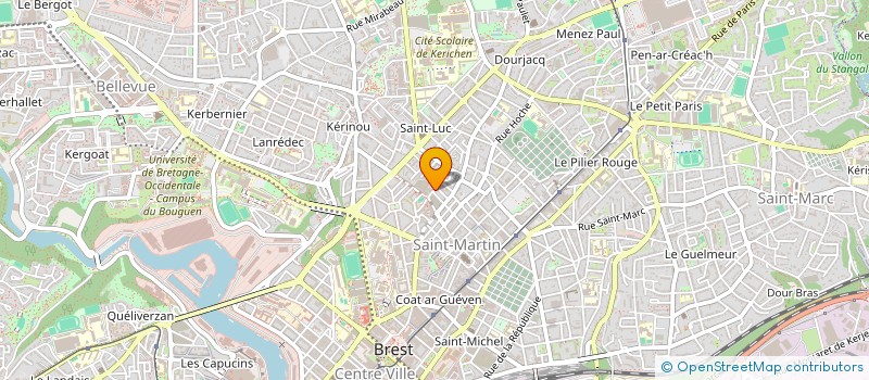 localisation de l'entreprise VENELLE DE RECOUVRANCE  BREST